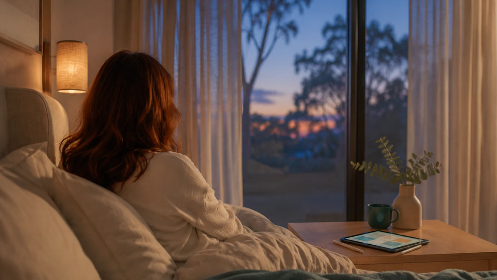 JoyClik Journal sleep improvement editorial scene