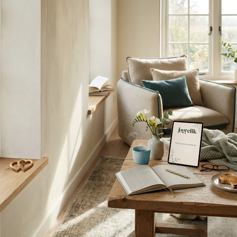 JoyClik™ digital wellbeing journals, guides and workbooks